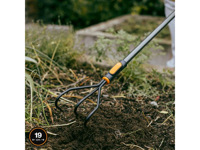Культиватор три зуба OneClick FISKARS
