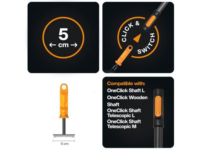 Тяпка двойная OneClick FISKARS