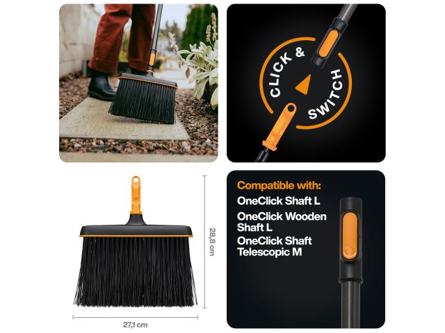 Щетка для уборки OneClick FISKARS