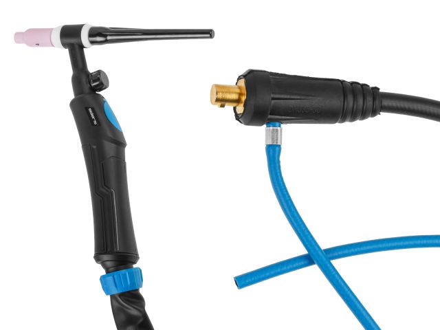 Горелка сварочная TIG WGT-17V (4м, 150А, разъем 35-50, вентиль) SOLARIS