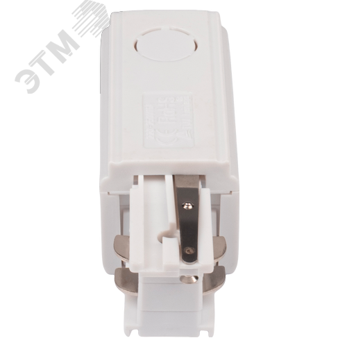 Коннектор белый левый сетевой для 3Ф шинопровода PRO+ 3P PTR EC-WH Left Jazzway