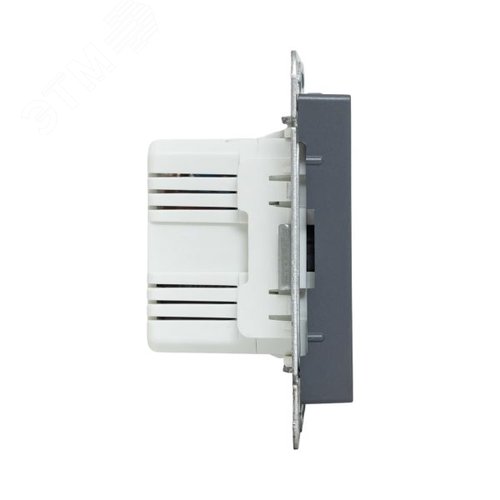 Механизм розетки USB-C - 2шт графит Эпика EKF