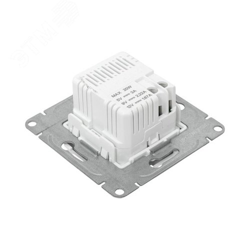 Эпика Механизм розетки USB-C - 2шт белый EKF
