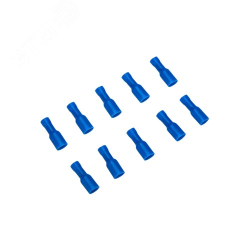 Клемма плоская полностью изолир РППи-м 2.5-(4.8)/РпИмп 2-5-0,8 гнездо 5.6 мм 1.5-2.5 кв мм, 10 шт, REXANT