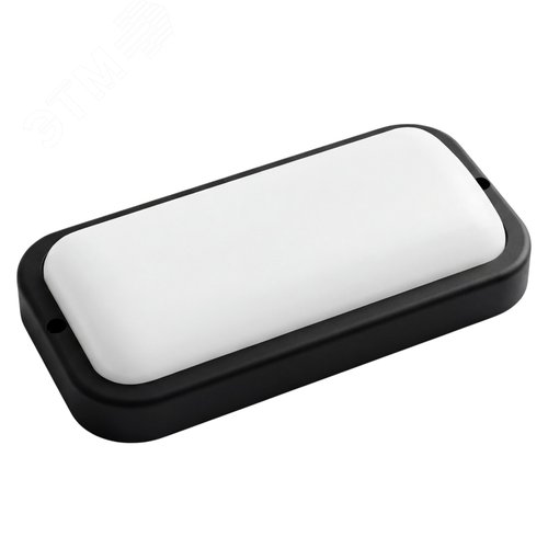 Светильник светодиодный ULW-Q228 18W/6500K IP65 BLACK влагозащищенный. Прямоугольник. Дневной свет (6500K). 195?95?35мм. Корпус черный. ТМ Volpe