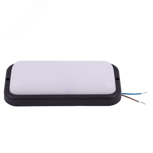 Светильник светодиодный ULW-Q228 18W/6500K IP65 BLACK влагозащищенный. Прямоугольник. Дневной свет (6500K). 195?95?35мм. Корпус черный. ТМ Volpe