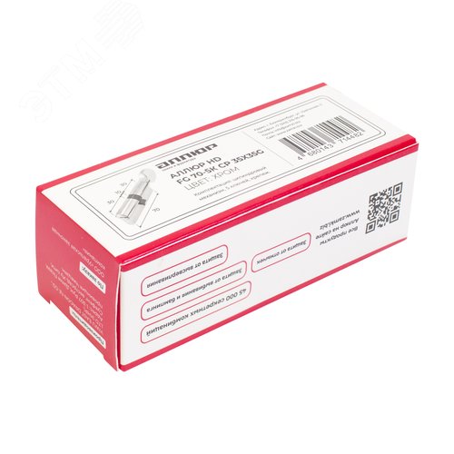 Цилиндровый механизм АЛЛЮР HD FG 70-5К CP (35x35G) хром