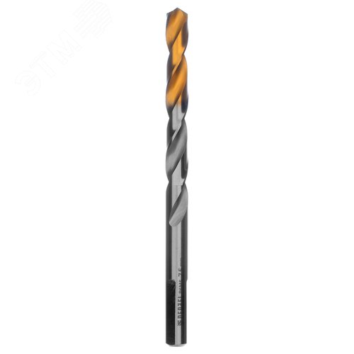 Сверло спиральное по металлу 7,5 x 109мм, Р6М5, Golden Tip