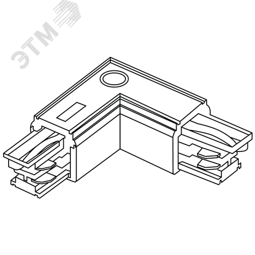 Коннектор Connector TF L-shaped internal white