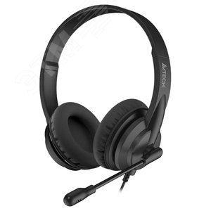 Гарнитура накладная HS-10, кабель 2м, черный