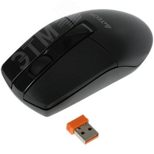 Мышь беспроводная G3-330N, оптическая, USB, 1200dpi, 3 кнопки, черный