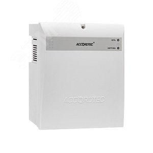 Источник вторичного электропитания в пластиковом корпусе под АКБ 7 Ач. Цвет корпуса - белый