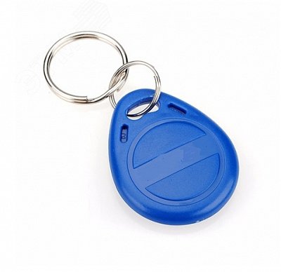 Брелок AT-ID03-MF(формата Mifare с кольцом,без карабина,без номера,цвет синий)