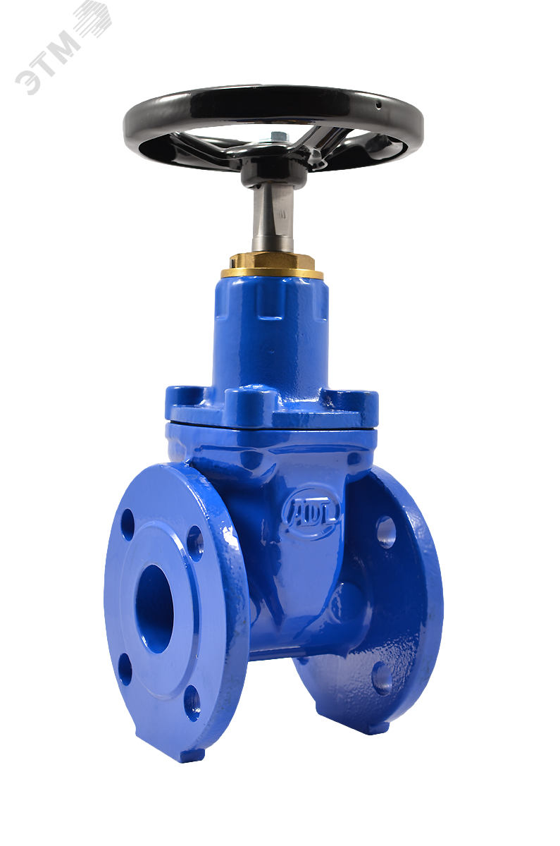 Задвижка с обрезиненным клином высокопрочный чугун KR11-100 DN 100 PN 10/16 ф/ф