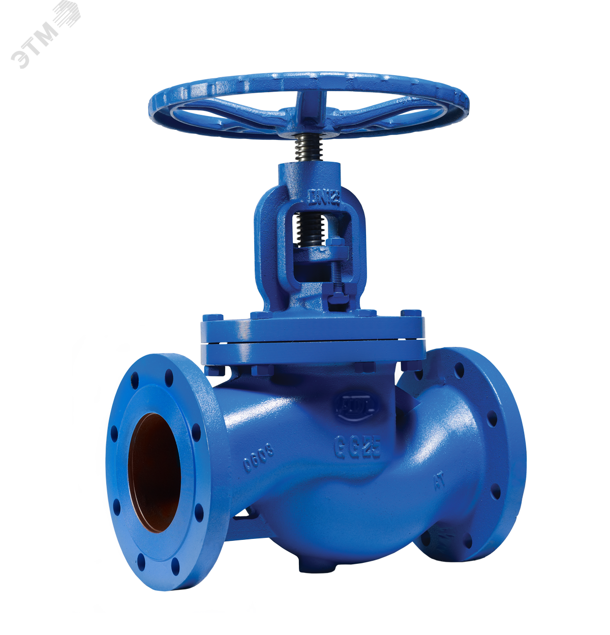 Клапан (Вентиль) запорный сальниковый фланцевый DN65 PN16 чугунный