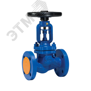 Клапан (Вентиль) запорный сильфонный фланцевый DN15 PN40 стальной