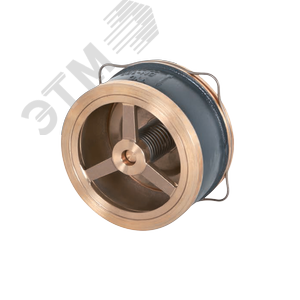 Обратный клапан V YC 170-01-40 DN 40 PN 16 Tмакс. град 250 м/ф бронза/нерж