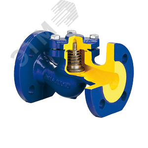 Обратный клапан V287-032 DN 32 PN 16 Тмакс.град 300 ф/ф чугун/нерж (Zetkama)