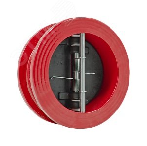 клапан обратный поворотный cv-16 dn 65 pn 16 tмакс=110с, запорный орган-сталь нержавеющая, корпус-высокопрочный чугун (пожарный)