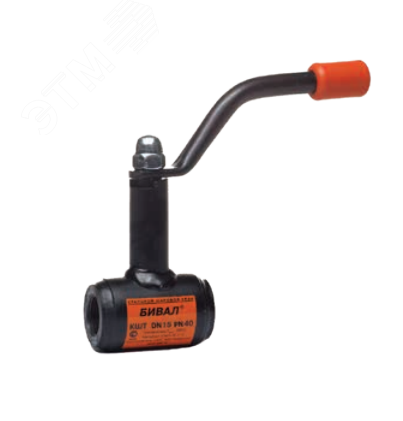 Кран шаровый углеродистая сталь резьбовой двухходовой неполнопроходной КШТ.12.015.40 Р/Р DN 15 PN 40