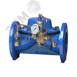 Перепускной клапан DN300 PN16 (Kvs 1900 м3/ч) КАТ11/03-02-01-300-16-Ф/Ф