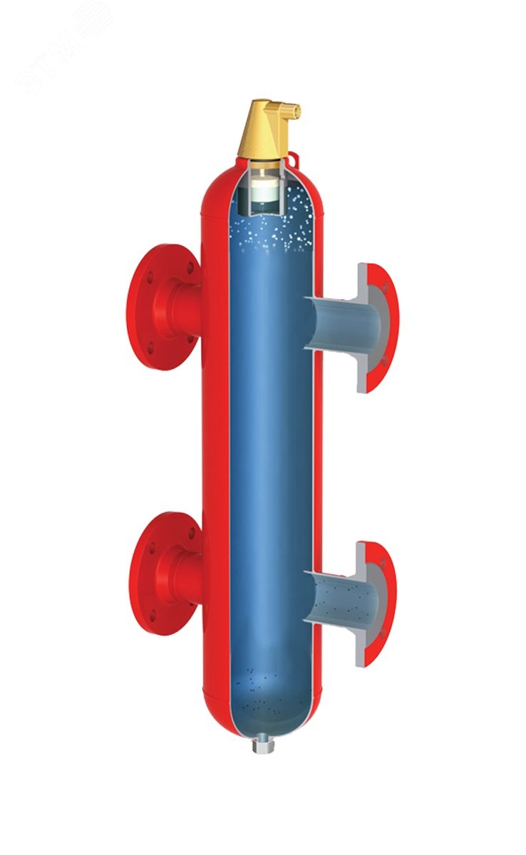 Стрелка гидравлическая DN80 PN10 фланцевая из углеродистой стали