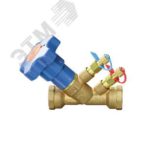 Клапан балансировочный латунный VIR 9505, DN25 PN25 ВВ