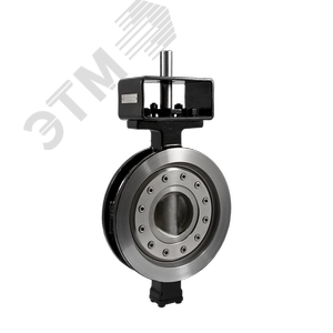 Затвор дисковый стальной Стейнвал TM.3.03.04.02.250.25.Ф/Ф, 3-х эксцентриковый, корпус 20Л/GS-C25+13Cr, диск нержавеющий 08X18H10/304, DN300 PN25, -40