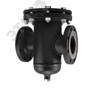 Фильтр сетчатый (грязеуловитель) цилиндрический из углеродистой стали фланцевый IS17 Dn 150 PN 1,6 МПа, tмакс. +200 С