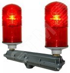 Сдвоенный заградительный огонь низкой интенсивности 2 ЗОМ-48LED-АВ  32cd, тип Б