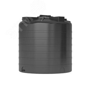 Бак для воды ATV 1000 (1125х1180х1125) 1000л, с поплавком, черный
