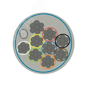 Кабель слаботочный ALARM 8x0.22 для систем сигнализации(100м)