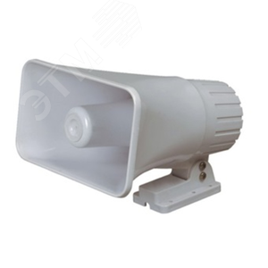 Звуковой оповещатель, 118 дБ, 30 Вт, 1200 мА, DC 6-14В, двух-тональный, d200x235x118 мм, IP 45