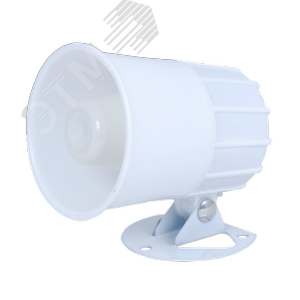 Звуковой оповещатель, 105 дБ, 15 Вт, 600 мА, DC 6-14В, одно-тональный, d101x106x101 мм, IP 45