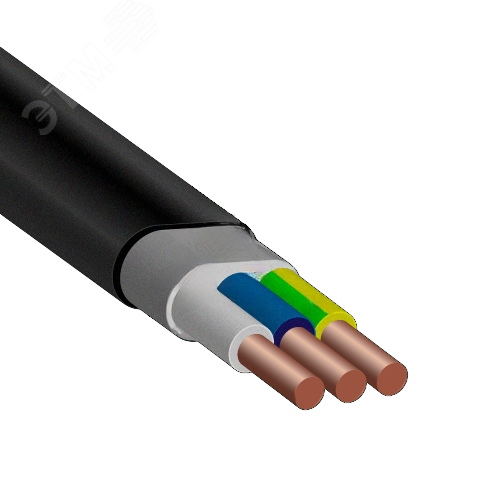 Кабель силовой ВВГнг(А)-LS 3х1.5-0.660 плоский однопроволочный    ТРТС