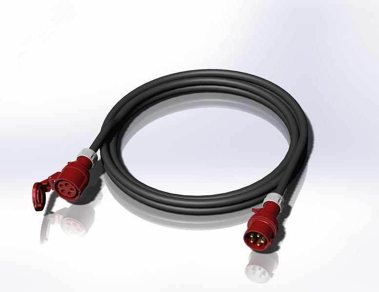 Удлинитель кабельный CEE16A/5P - CEE16A/5P IP44 XTREM H07RN-F 5G4 10м.