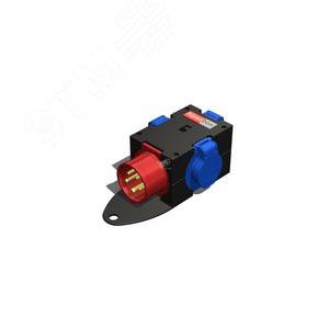 Устройство распределительное переносное пластик IP44 16A корпус 78х195х80 черный