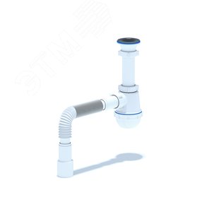 Сифон для мойки АНИ Грот 1 1/2' x 40 с гибкой трубой 40х40/50
