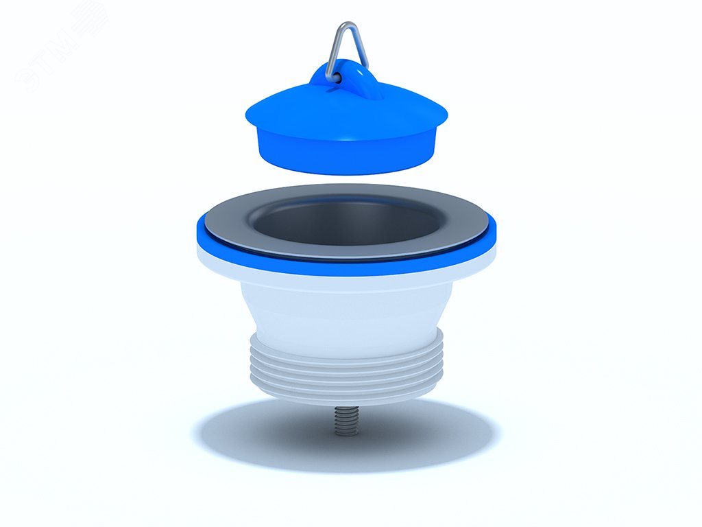 Выпуск АНИ 1 1/2' с пробкой и нержавеющей сеткой