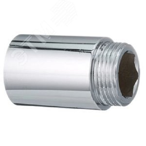 Удлинитель НВ 3/4'x40 мм, хромированный