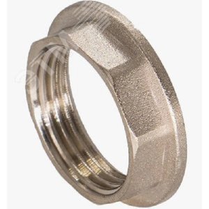 Контргайка 1/2' с упором, никелированная