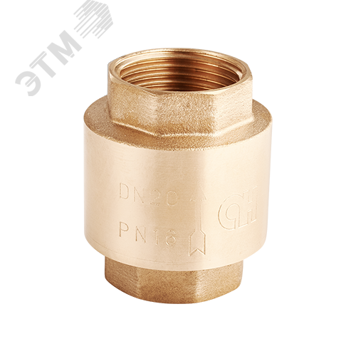 Клапан обратный с латунным сердечником 1/2'