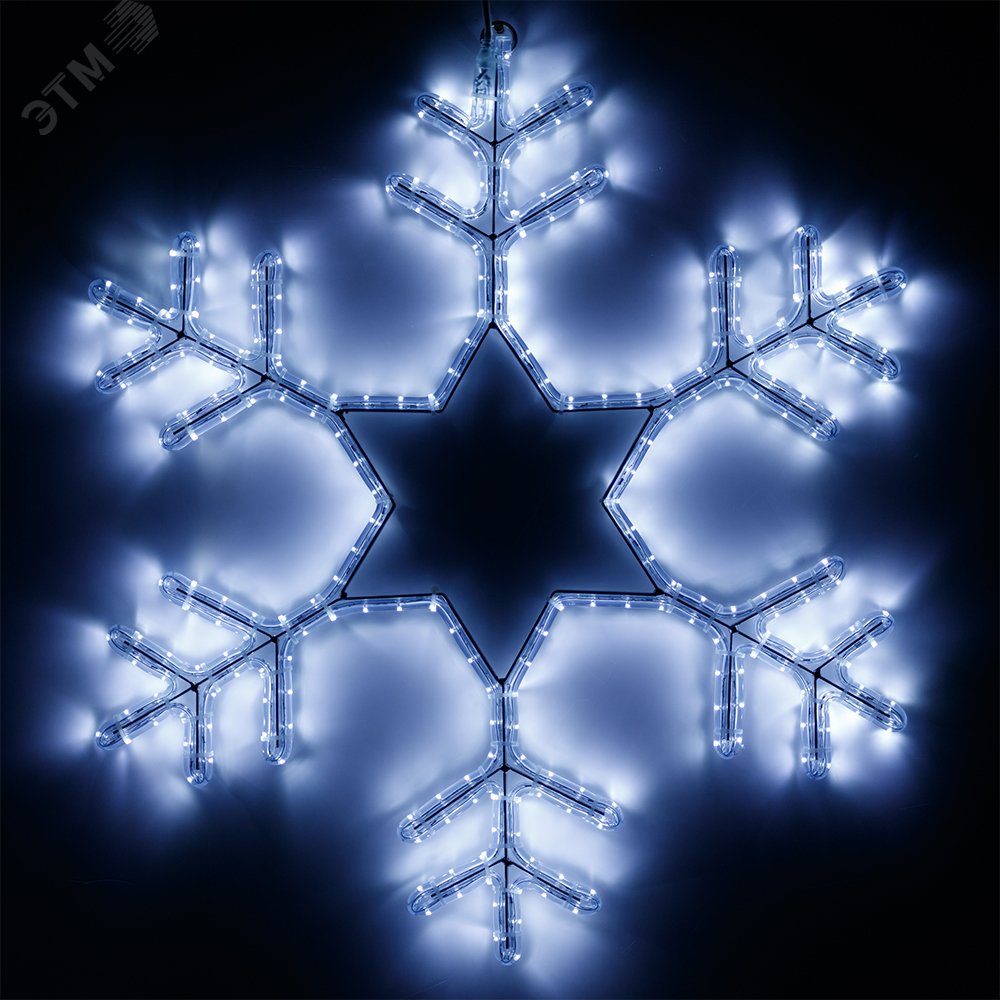 Фигура ARD-SNOWFLAKE-M4-750x750-324LED White (230V, 18W) (Ardecoled, IP65)