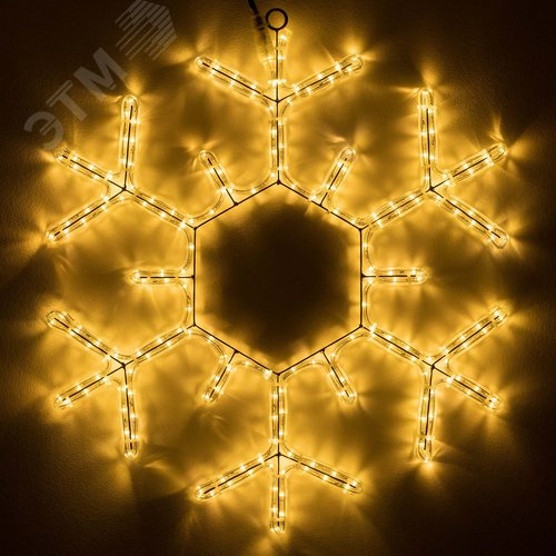 Фигура ARD-SNOWFLAKE-M5-600х600х60LED Warm (230V, 20W) (Ardecoled, IP65)