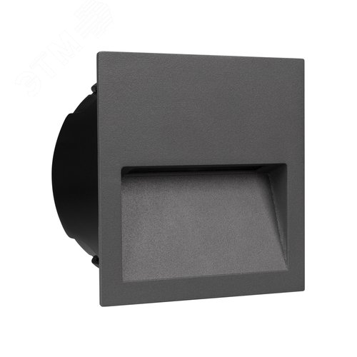 Светильник LTD-TRAIL-S115x115-4W Warm3000 (GR, 70 deg, 230V) (ARL, IP65 Металл, 3 года)