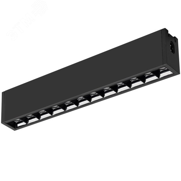 Светильник CLIP-38-LASER-S330-12W Warm3000 (BK, 36 deg, 24V) (, IP40 Металл, 3 года)