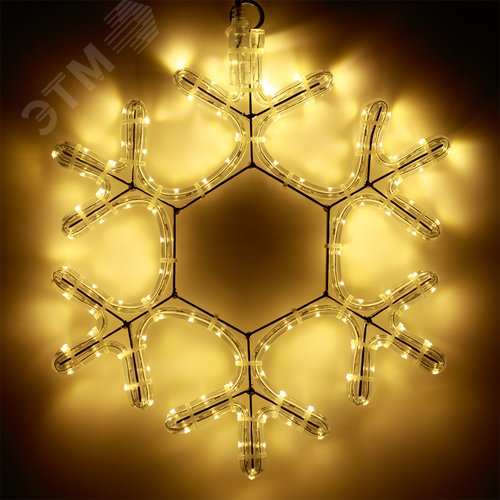 Фигура ARD-SNOWFLAKE-M7-450x375-126LED Warm (230V, 7.5W) (Ardecoled, IP65)