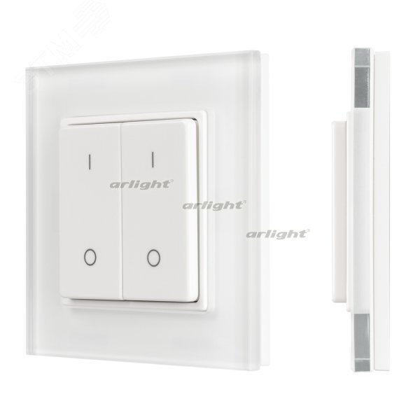 Панель SMART-P47-DIM-G-SUF (3V, 2 зоны, Knob, 2.4G) (Arlight, Пластик)