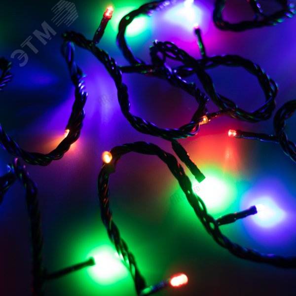 Гирлянда светодиодная декоративная ARD-STRING-HOME-5000-GREEN-50LED-LIVE RGB (230V, 3.5W) (ARDCL, IP20)