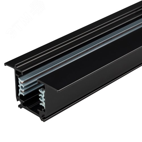 Трек встраиваемый LGD-4TR-TRACK-F-1000-BK-M (C) (ARL, IP20 Металл, 3 года)